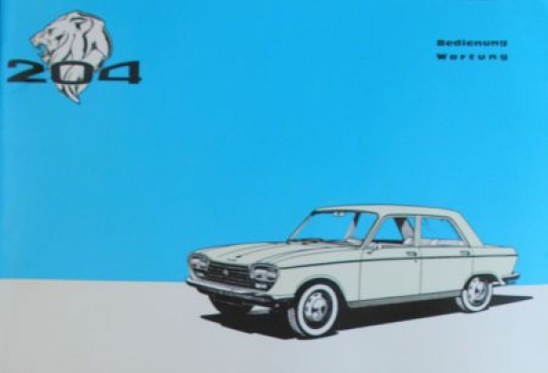 Peugeot 204 Ownermanual 1974 (6556)